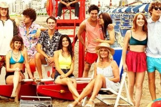 Sotto il sole di riccione, cast del film sulla spiaggia