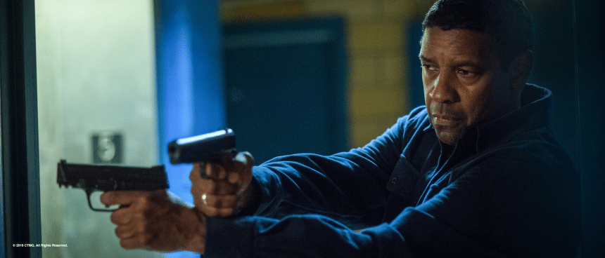 The equalizer 2 con denzel washington, immagine ufficiale sony pictures