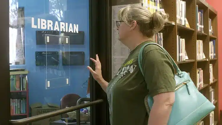 Una scena del documentario the librarians di kim a. Snyder