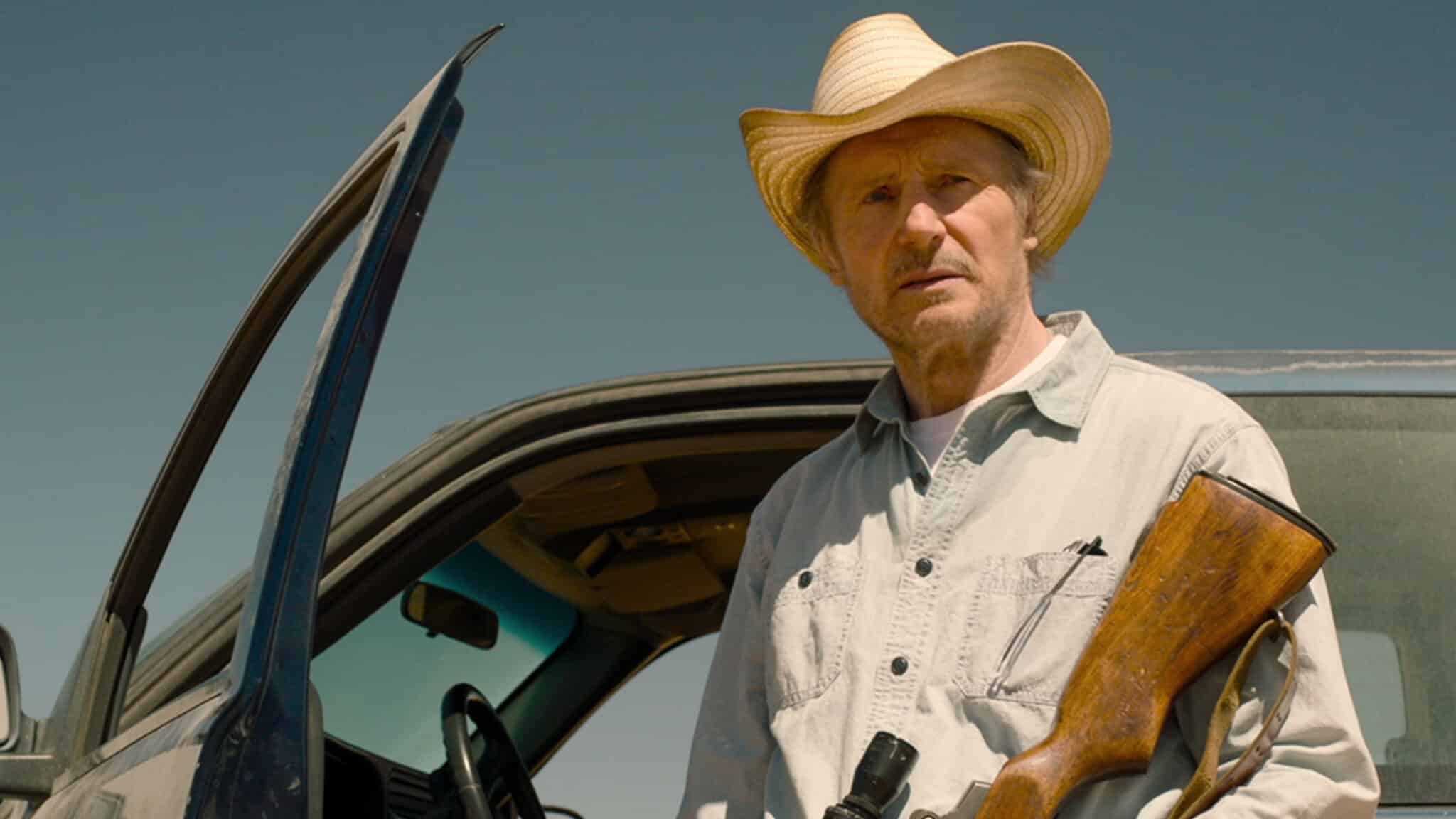 Liam neeson nei panni di jim hanson in un uomo sopra la legge