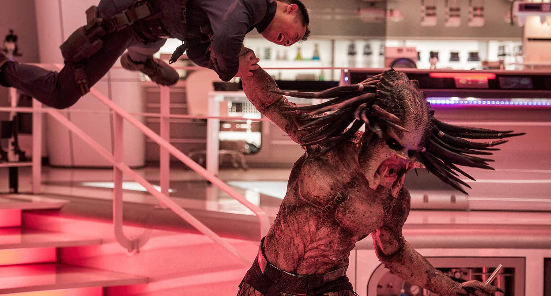 The predator 2018, scena del film di shane black