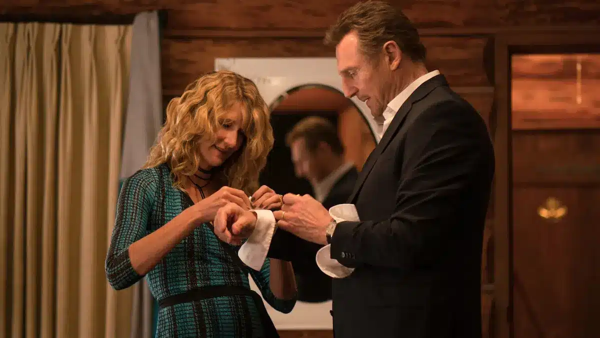 Liam neeson e laura dern in un uomo tranquillo