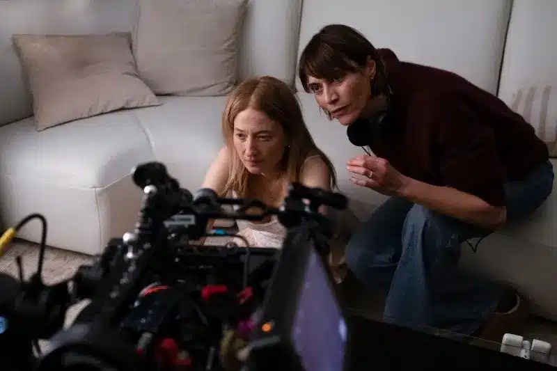 Alba rohrwacher e anna foglietta sul set di una storia