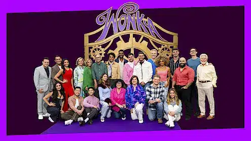 Il cast e i concorrenti di wonka's the golden ticket