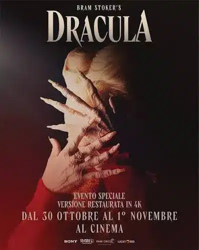La prossima settimana al cinema Dracula di bram stoker