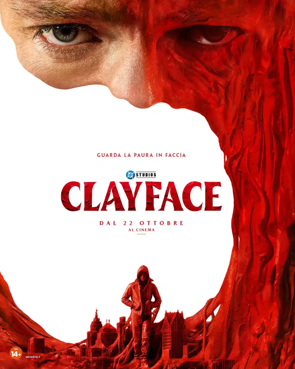 Locandina ufficiale del film clayface di james watkins