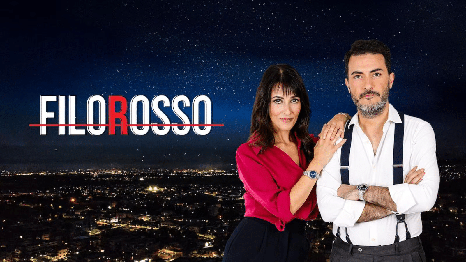 Antonino monteleone e adele grossi nella foto promozionale di filorosso su rai 3