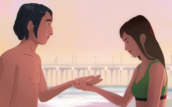 In waves è una storia vera? Aj dungo e kristen dietro il film