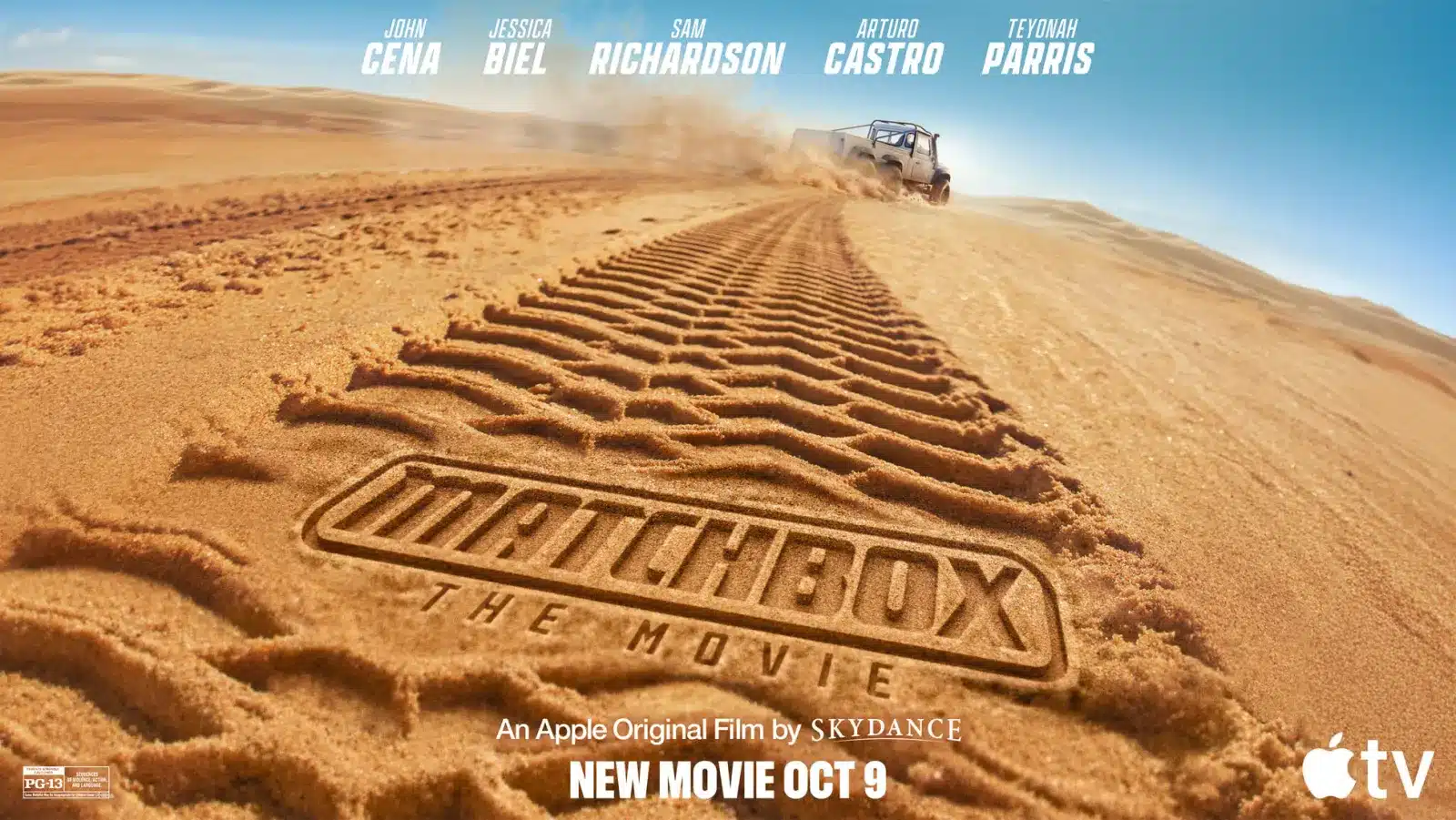 Locandina ufficiale di matchbox il film, apple tv 2026
