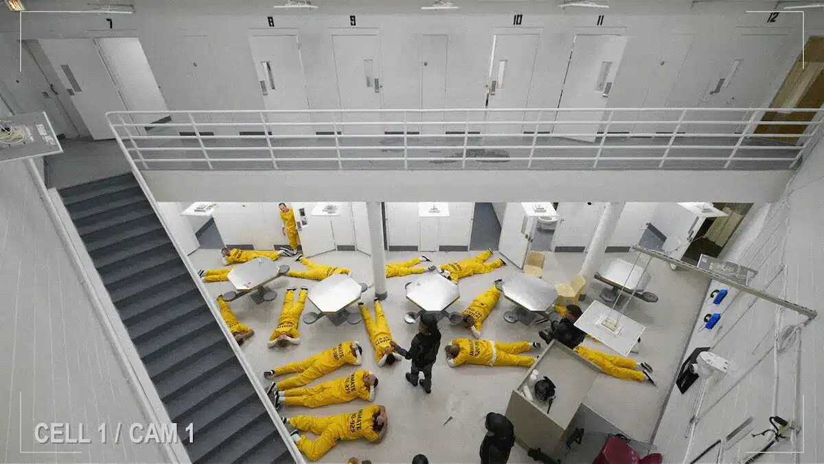Partecipanti di the new stanford prison experiment nella prigione netflix