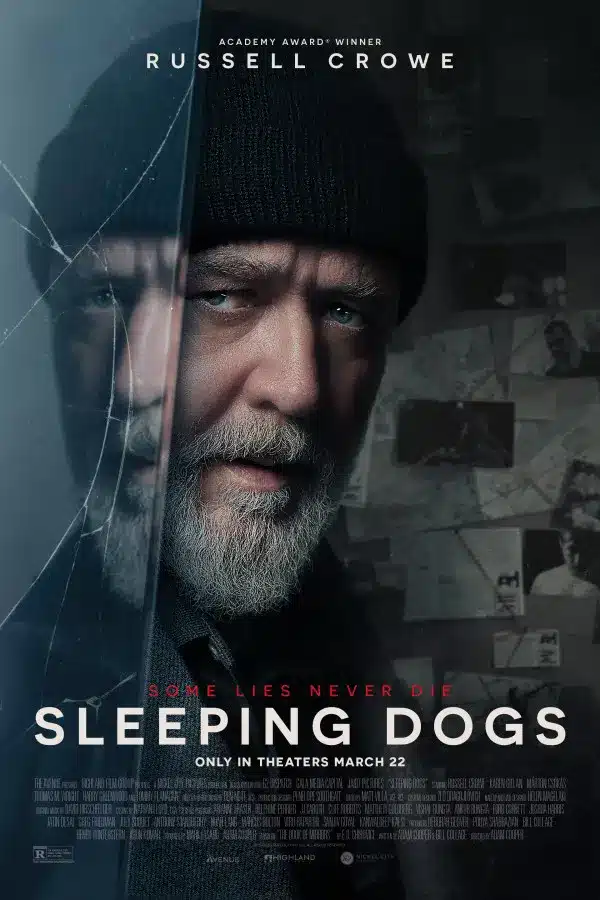 Locandina ufficiale di sleeping dogs con russell crowe
