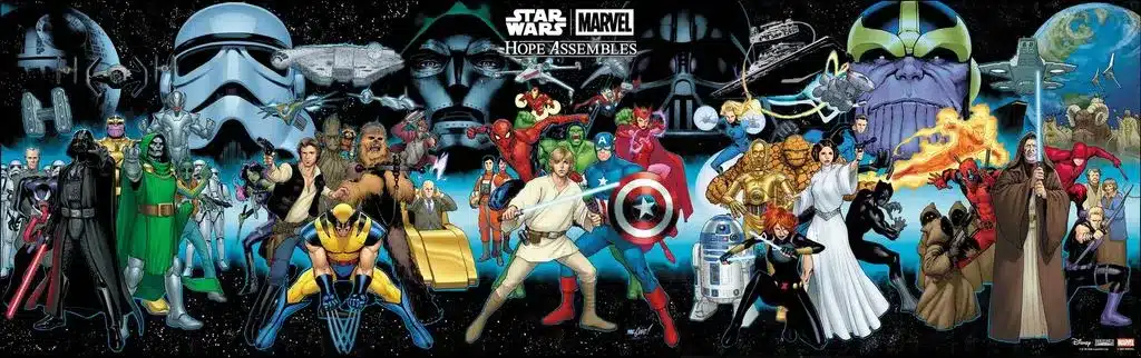 Star wars e marvel: incredibile unione per il 2027