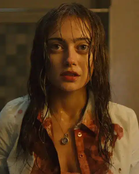 Ella purnell interpreta rhiannon lewis in sweetpea stagione 2, immagine promozionale sky