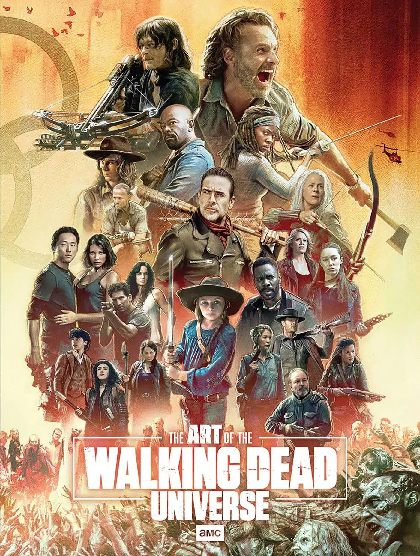 Copertina del libro the art of amc’s the walking dead universe del 2021