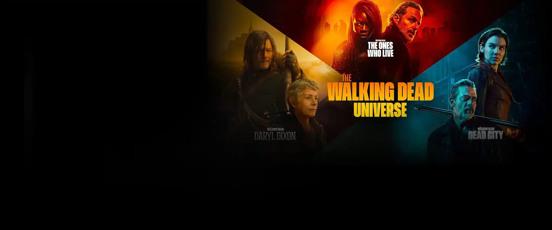 I diversi spin-off riuniti nella grafica di the walking dead universe