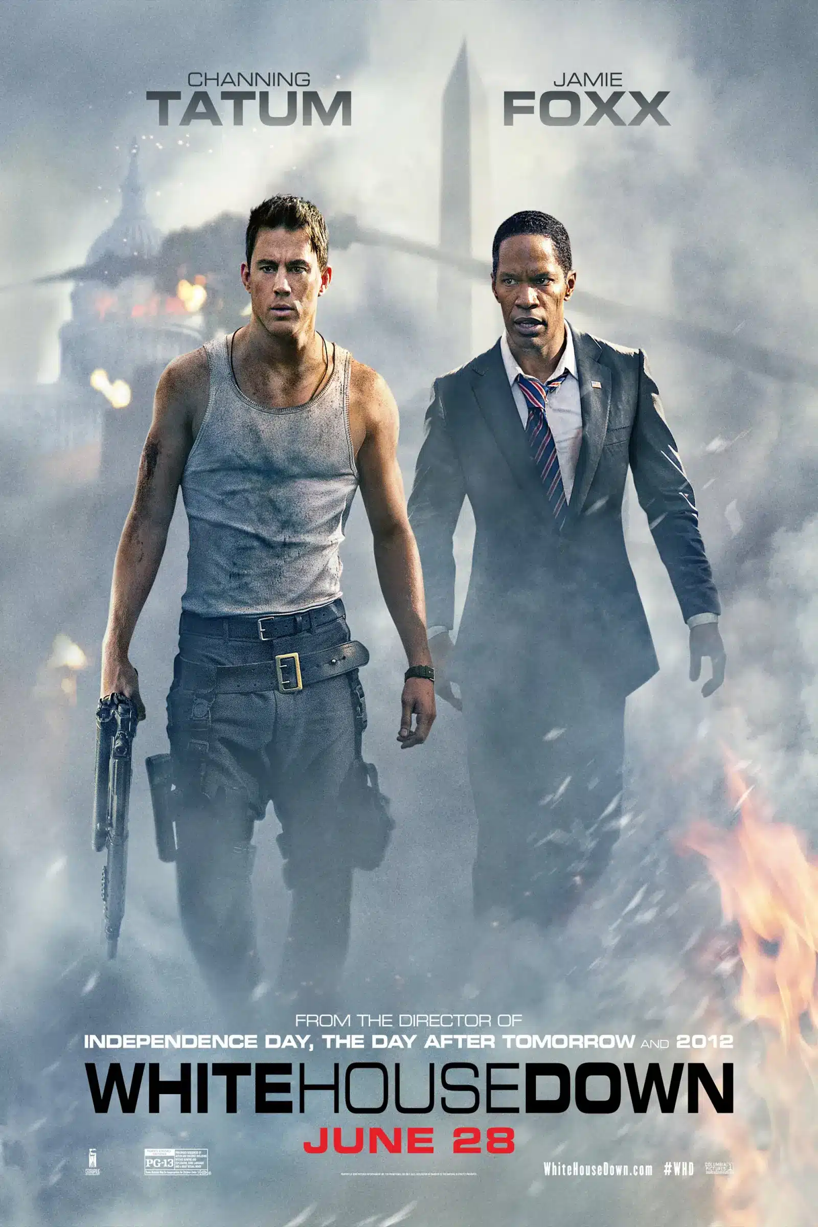 Locandina ufficiale white house down con channing tatum e jamie foxx