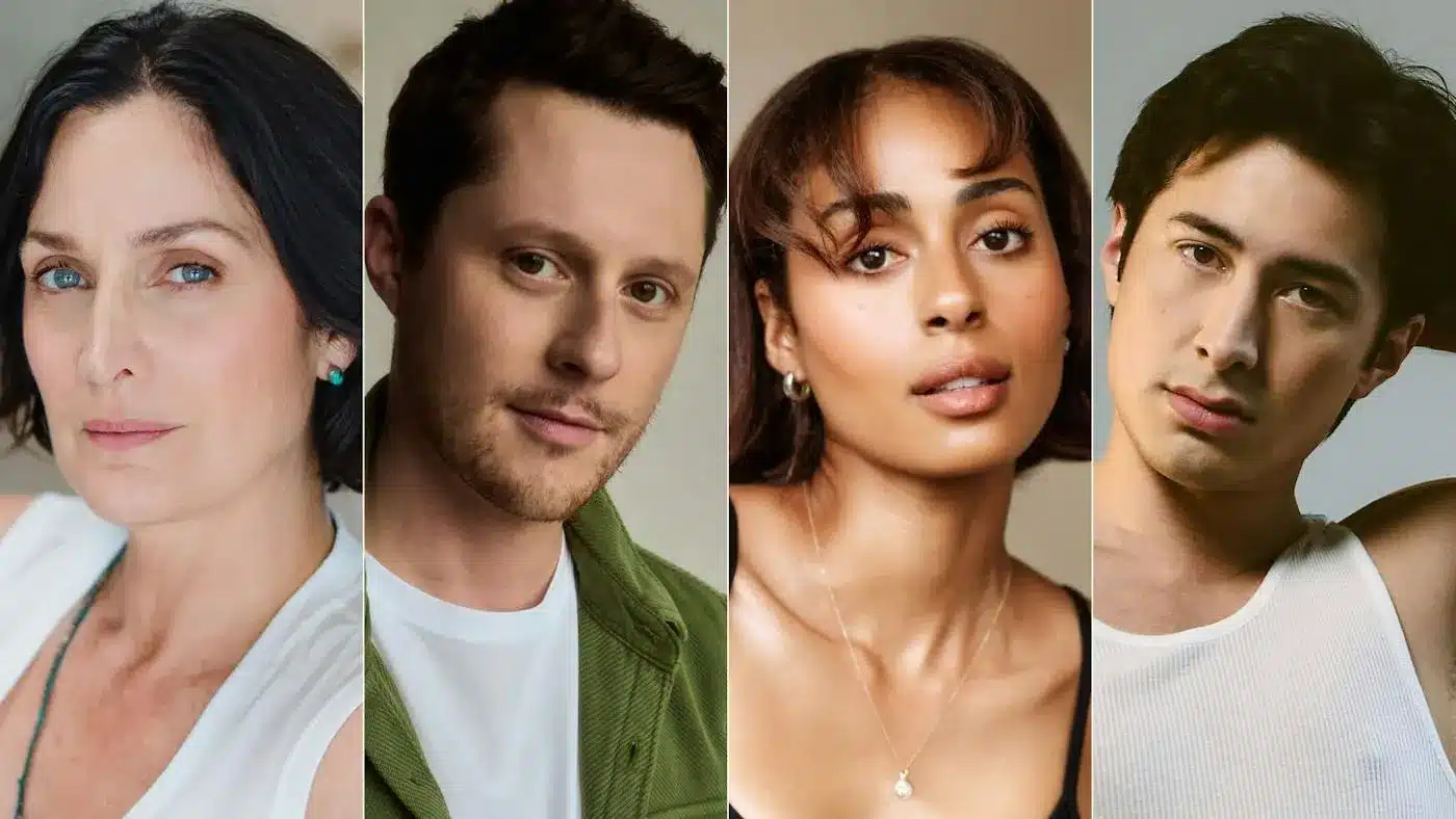 Carrie-anne moss, noah reid, clark backo e hudson williams nel cast di yaga