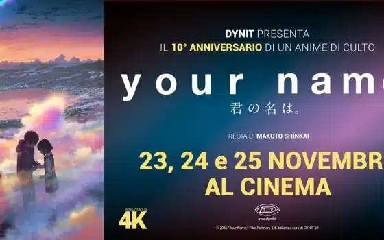 Your name torna al cinema in 4k: date e circuiti aderenti Your name torna al cinema in 4k: date e circuiti aderenti